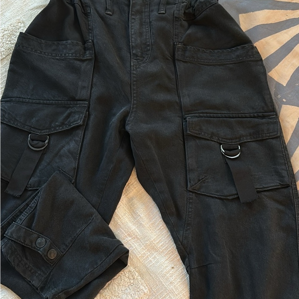 Free People - We The Free Black Cargo Pants